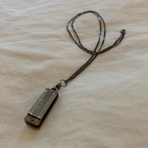Mini harmonica necklace
